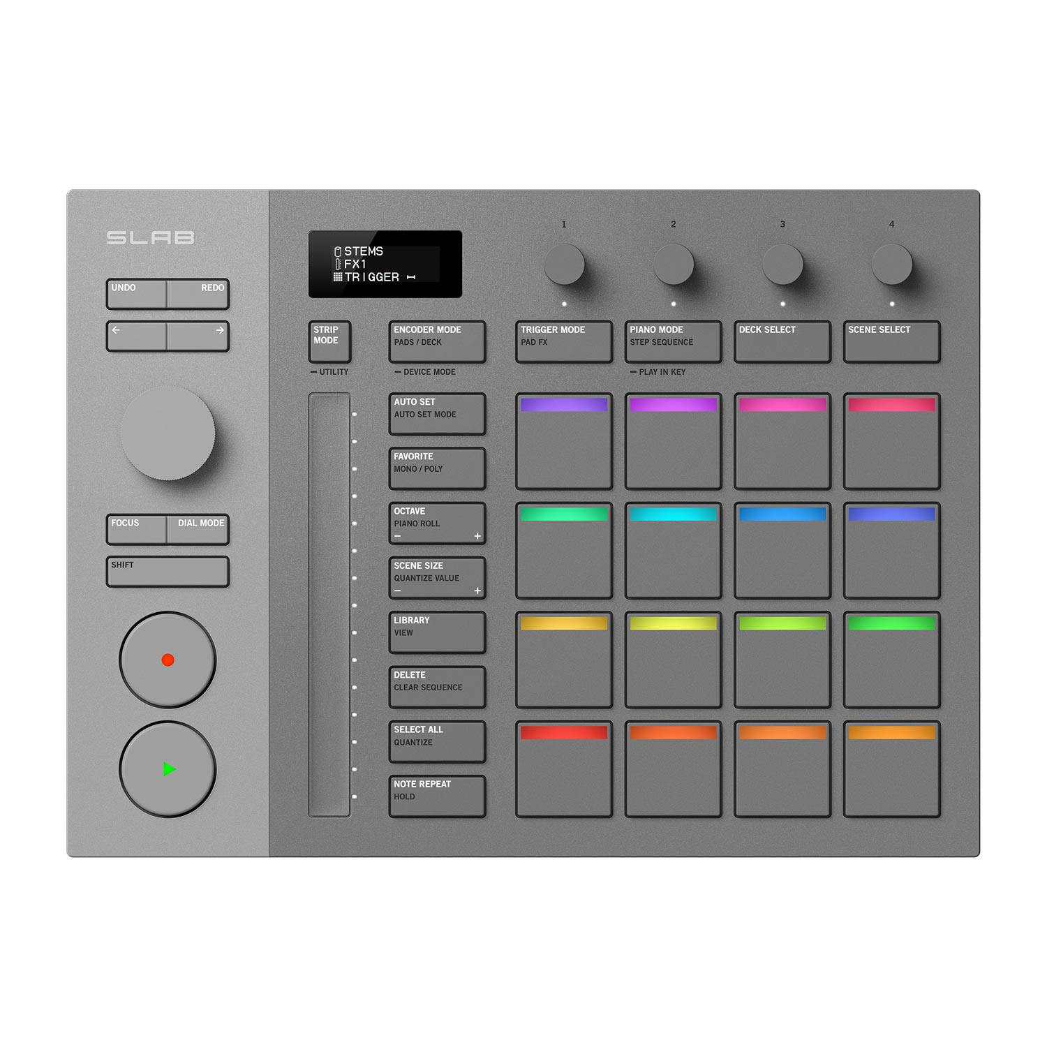 Midi Controller Pad - Pioneer AlphaTheta SLAB Serato Studio MIDI-Pad