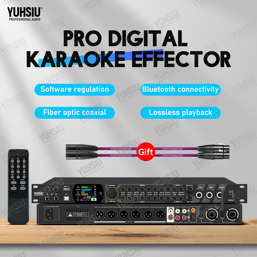 Audio Music Dj - YUHSIU Karaoke Digitaler Effektprozessor Bluetooth DSP