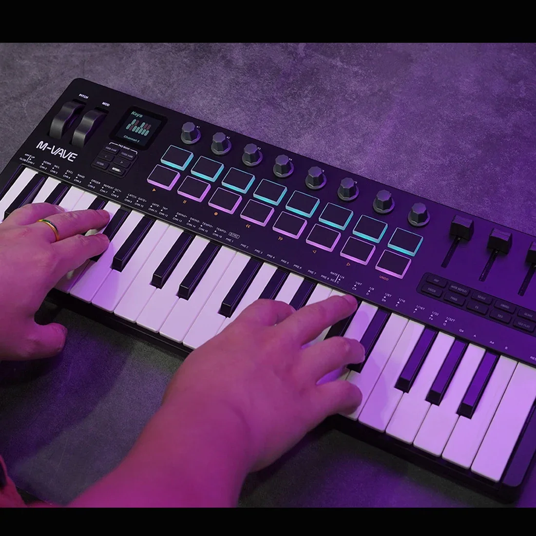 M-VAVE SMK-37 PRO 37-Tasten Tr – Midi Controller Pad Bewertung und Preis