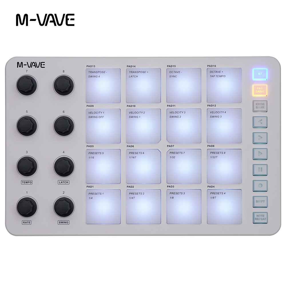M-Vave Smc-Pad – kabelloser MI – Midi Controller Pad Bewertung und Preis