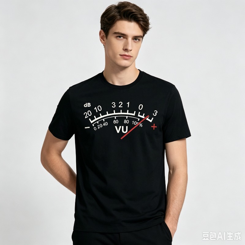 VU-Meter dB Lautstärke T-Shirt – Audio Music Dj Bewertung und Preis