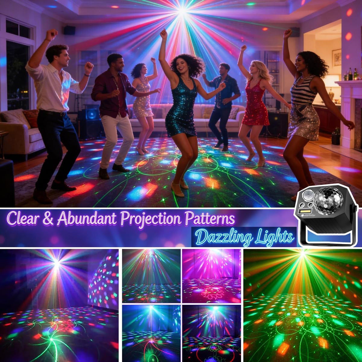 DJ-Party-Discokugel-Lichter mi – Audio Music Dj Bewertung und Preis