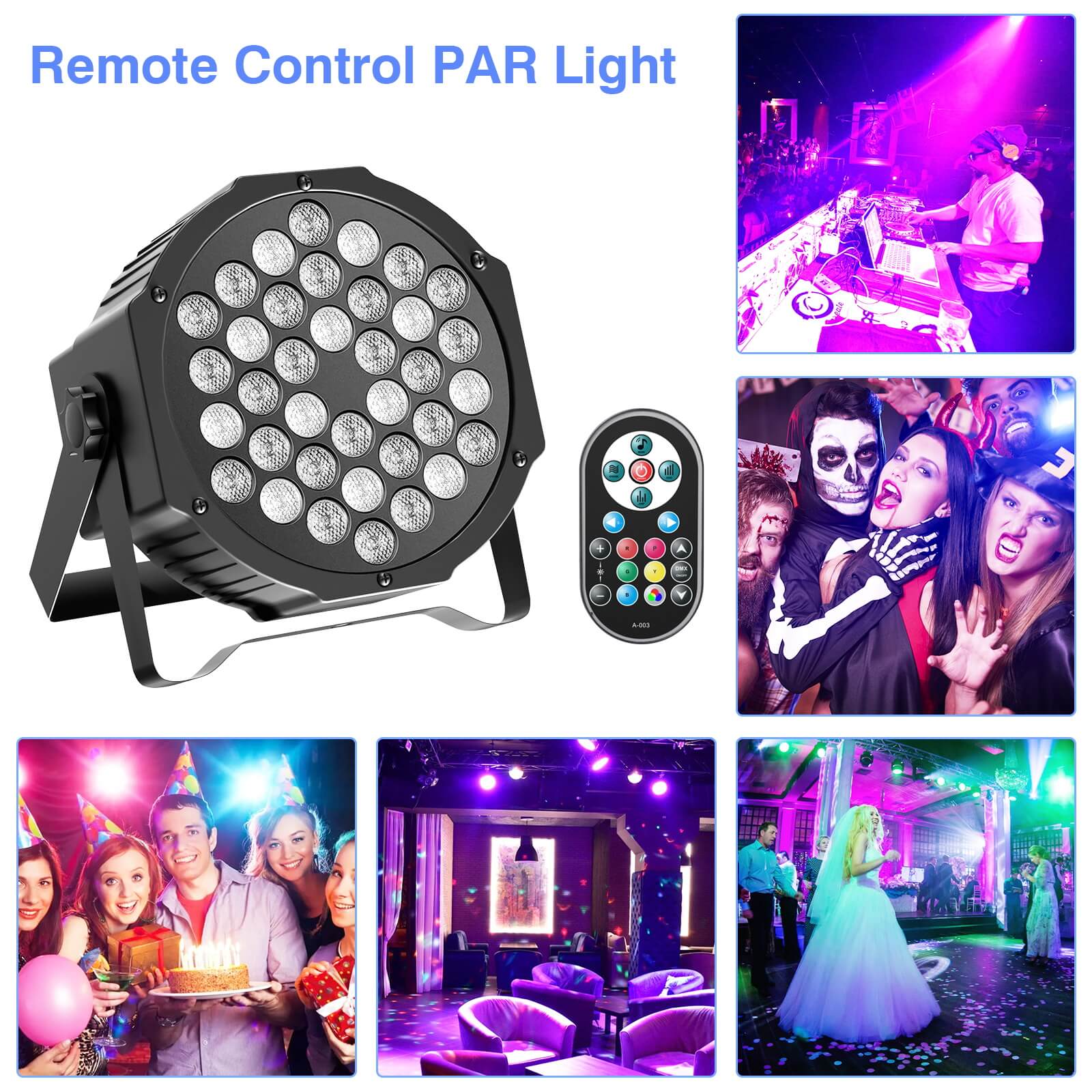 U'king 4pcs/8pcs 36led par lig – Audio Music Dj Bewertung und Preis